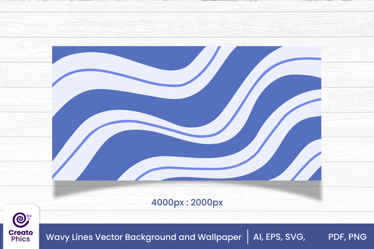 Wavy Line Vector Image 18