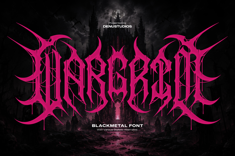 Wargrim | Black Metal Font
