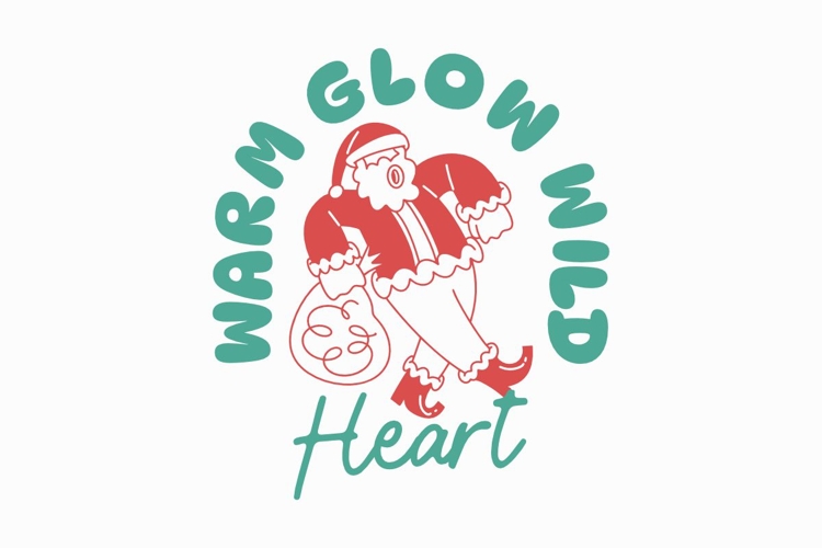 Warm Glow Wild Heart Winter Christmas T-shirt