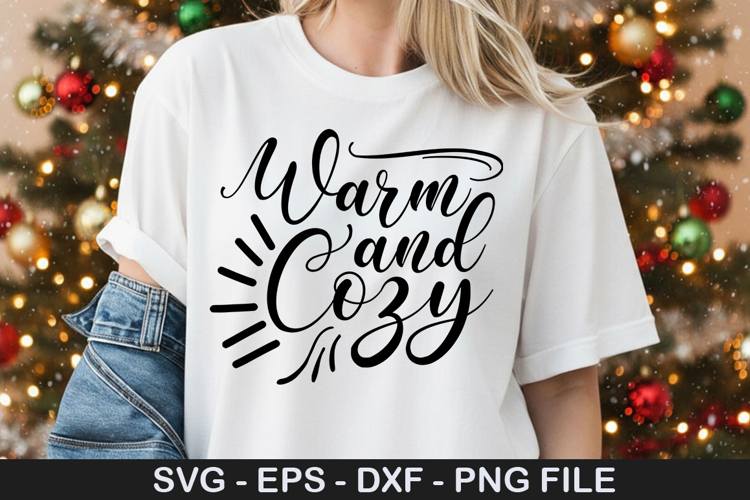 Warm and cozy - Christmas SVG Design