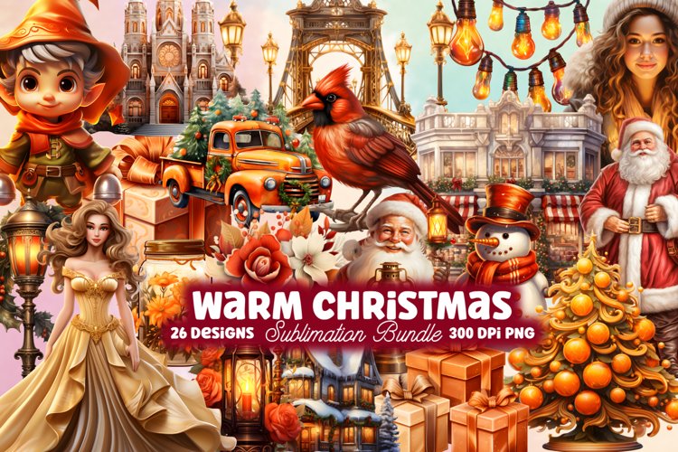 Warm Christmas Clipart Sublimation, Warm Christmas Clipart, Warm Christmas Clipart Bundle, Warm Christmas Watercolor, Watercolor Warm Christmas, Warm Christmas Sublimation, Warm Christmas, Warm Christmas Clip Art, Warm Christmas Sublimation Designs, Warm 