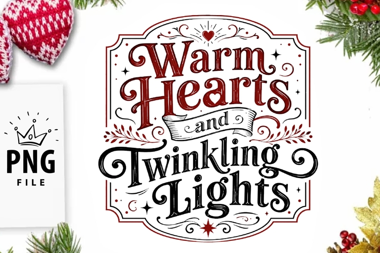 Warm Hearts And Twinkling Lights PNG