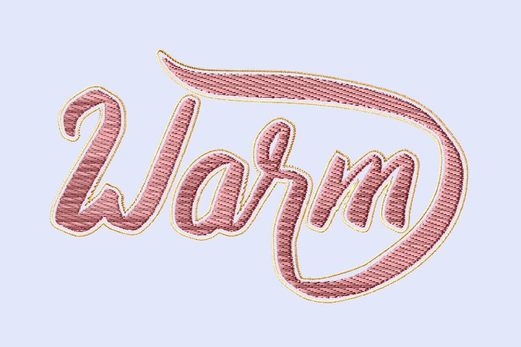 Warm Beautiful Lettering