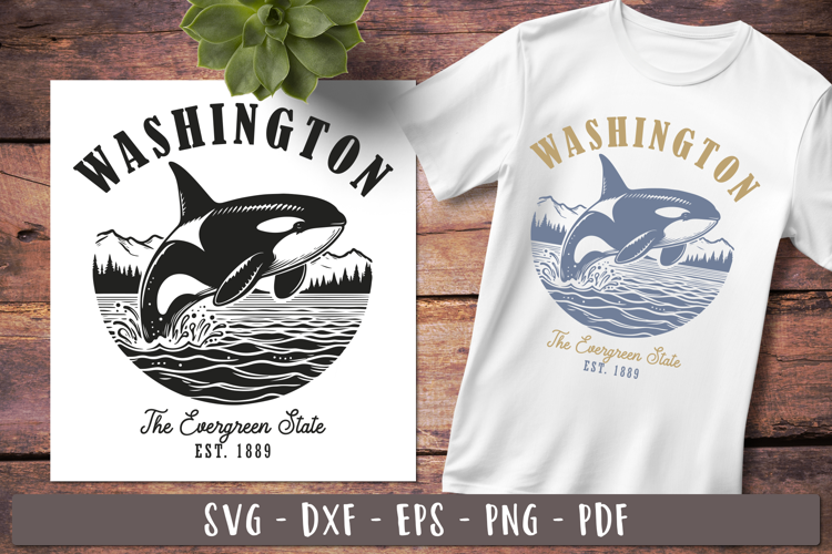 Washington svg | Vintage United states svg