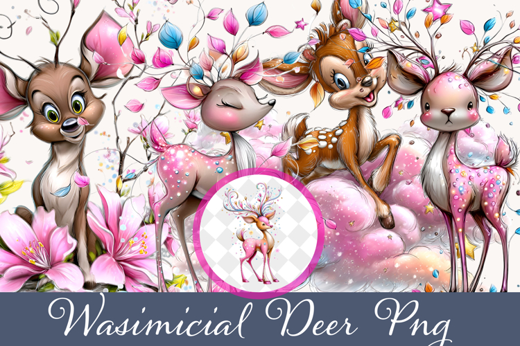 Whimsical Deer png Sublimation