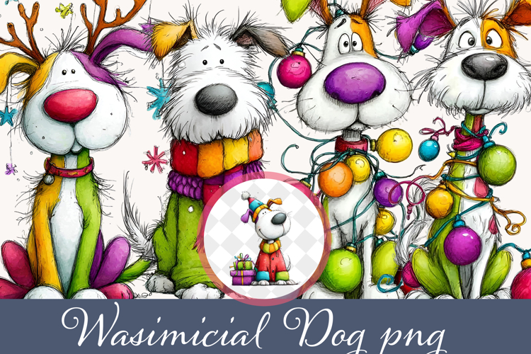 Whimsical Dog png Sublimation