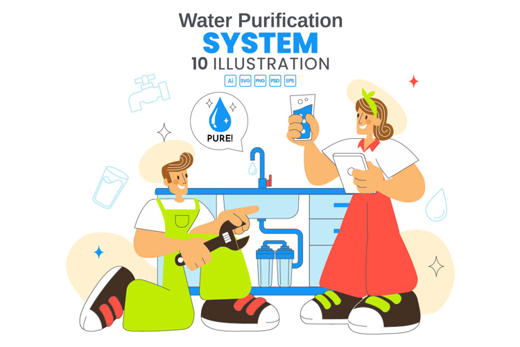 10 Water Purification System Illustration