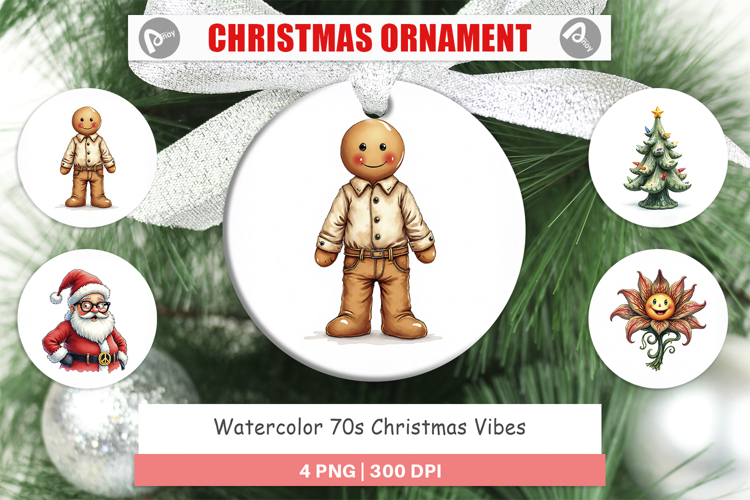 Christmas Ornament Sublimation Designs Image 15