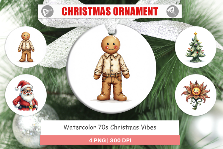 70s Christmas Ornament
