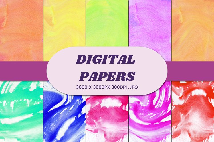 Watercolor Paint Clipart Image 2