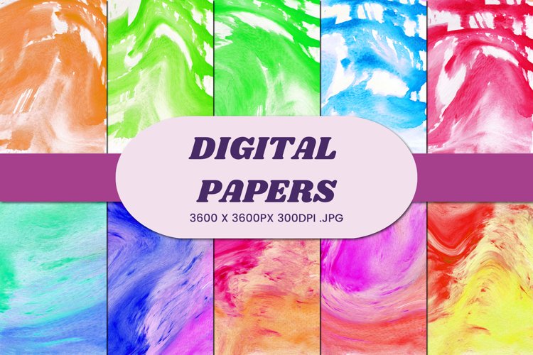 Watercolor Paint Clipart Image 3