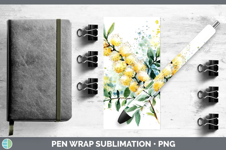 GorgeousWatercolor Pen Wrap design.