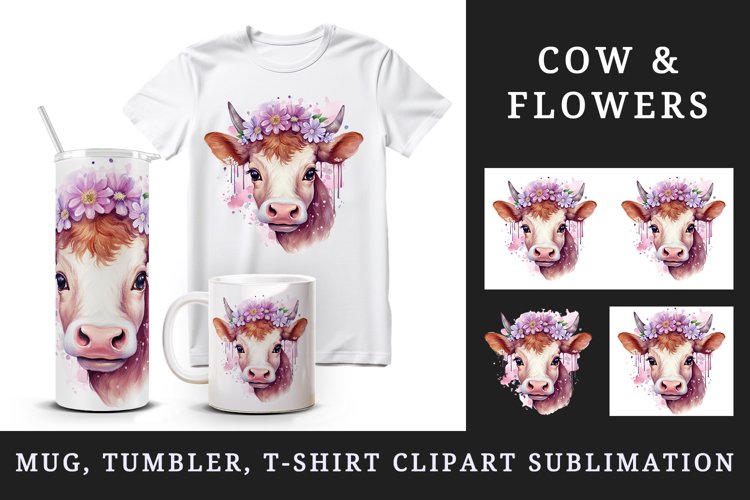 Cow Print Drawing Image 12