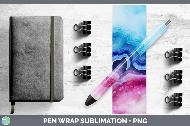 GorgeousWatercolor Pen Wrap design.