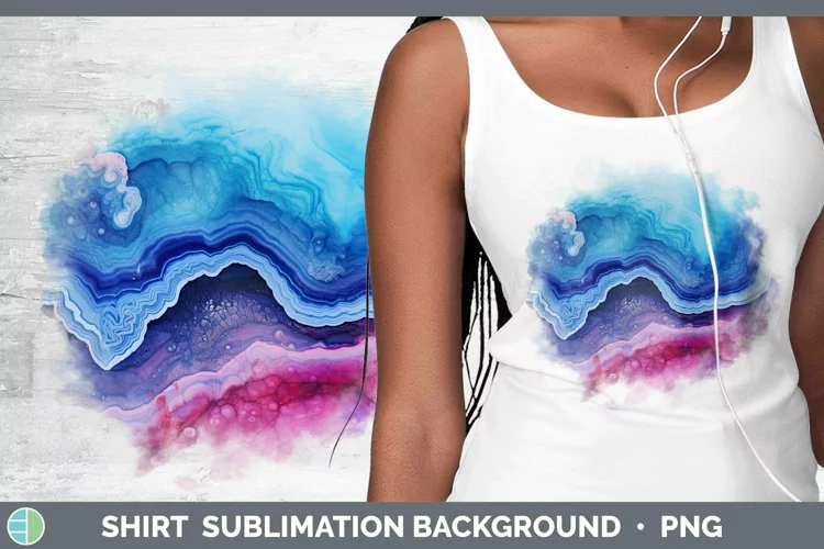 Watercolor Agate Shirt Sublimation Sublimation Background De