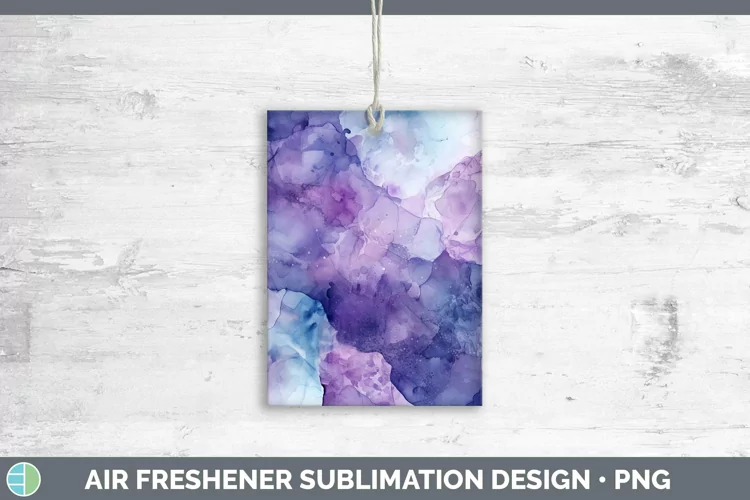 Watercolor Alexandrite Air Freshener Sublimation Car Freshen