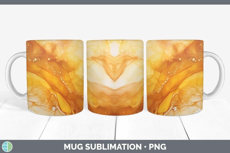 GorgeousWatercolor Mug Wrap design.