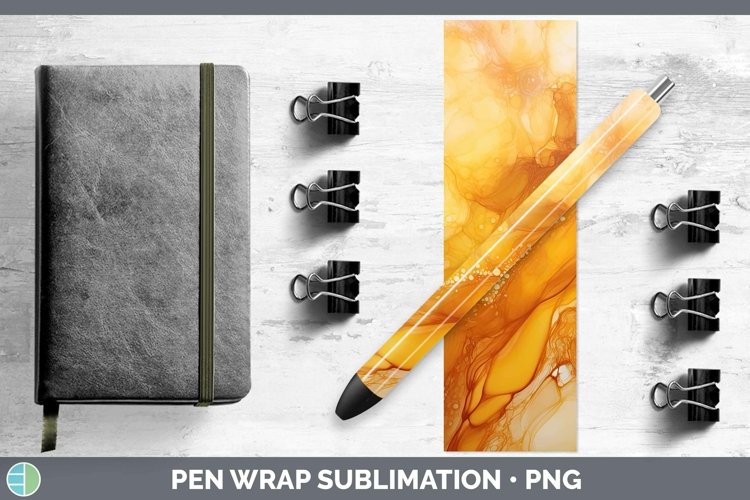 GorgeousWatercolor Pen Wrap design.