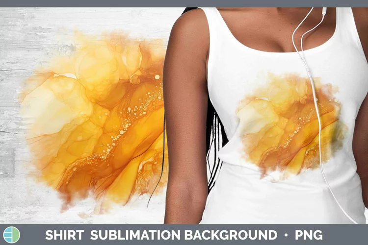 Watercolor Amber Shirt Sublimation Sublimation Background De