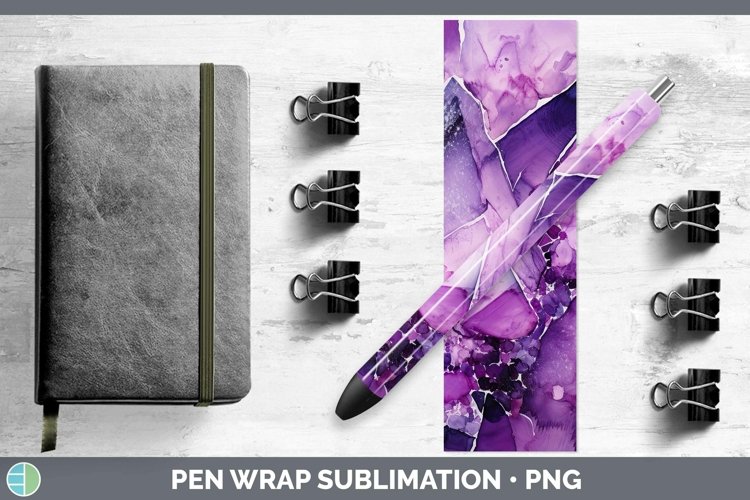 GorgeousWatercolor Pen Wrap design.