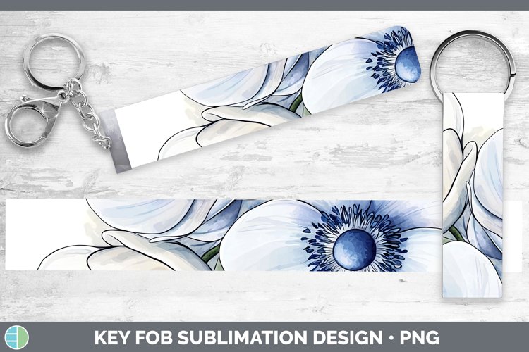 GorgeousWatercolor Key Fob design.