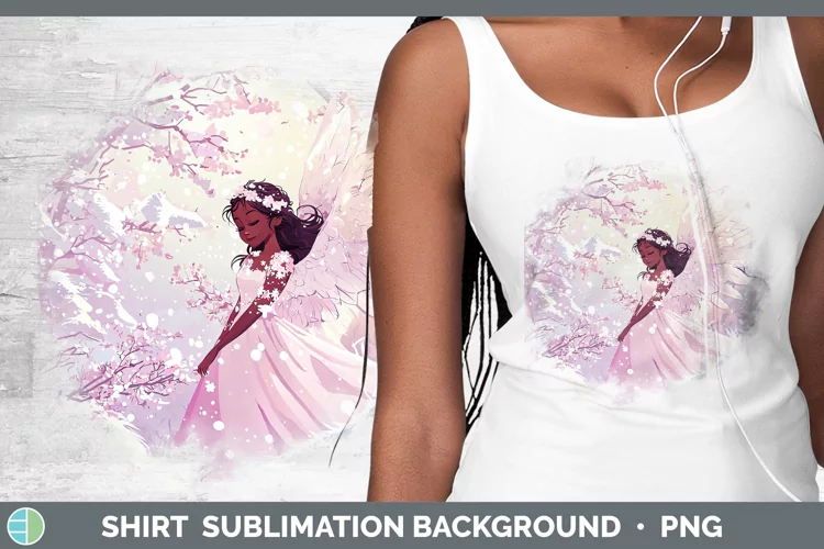 Watercolor Angel Shirt Sublimation Sublimation Background De
