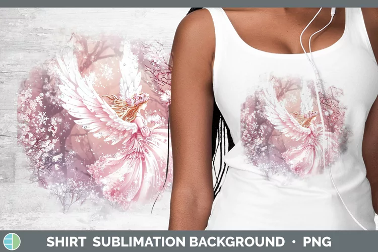 Watercolor Angel Shirt Sublimation Sublimation Background De