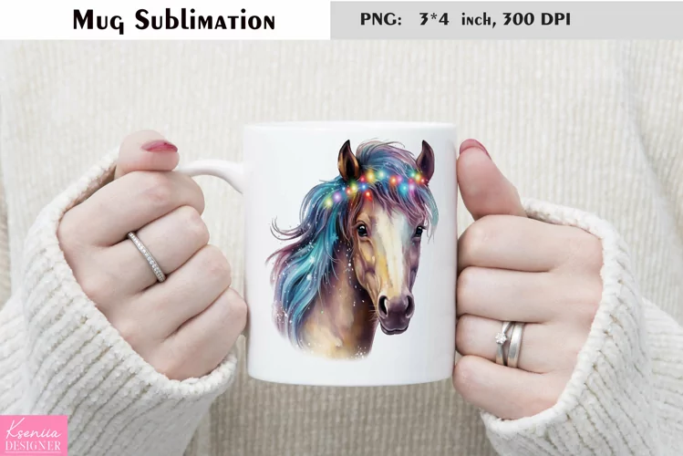 Watercolor Christmas Mug Sublimation|Cartoon Animal Design