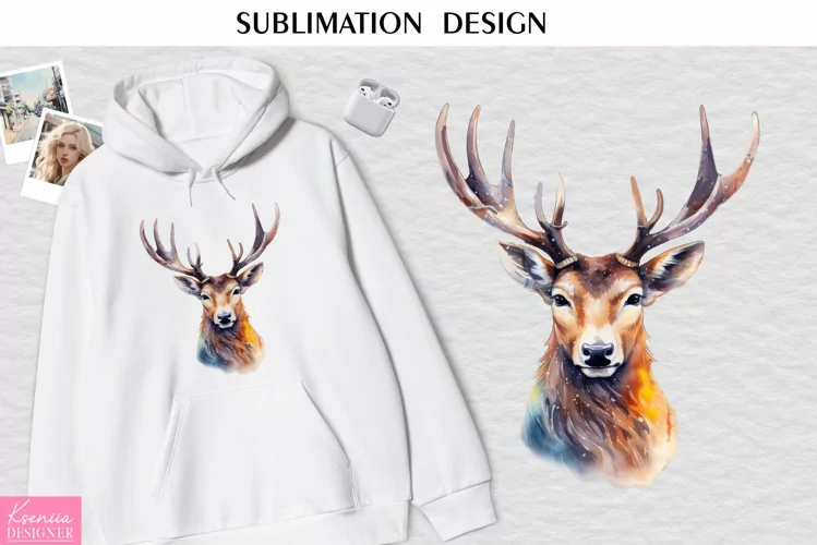 Christmas Reindeer | Animal T Shirt Sublimation