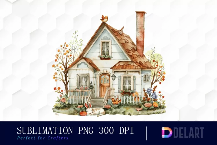 Animal House Illustration Clipart