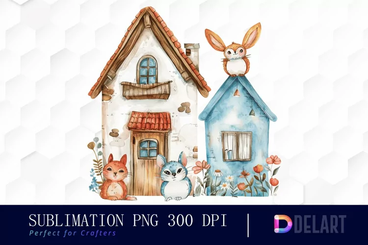 Animal House Graphics Clipart
