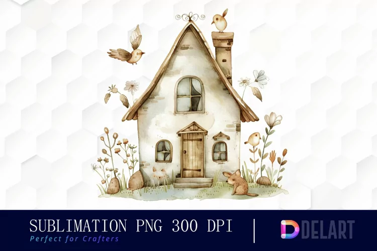 Animal House Illustration Clipart