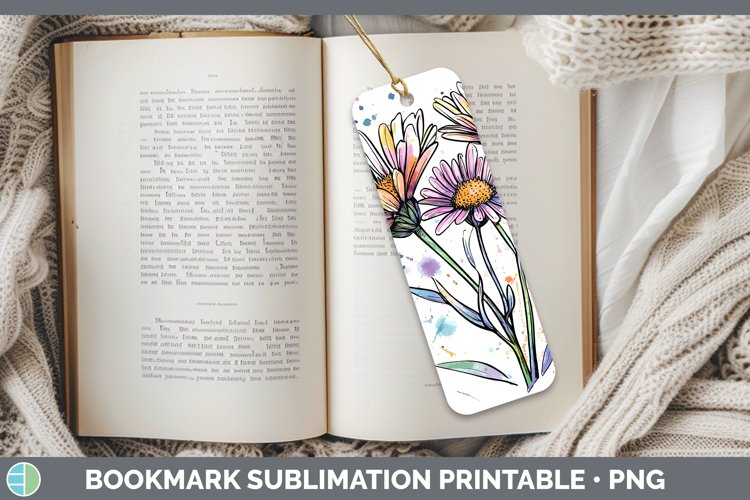 GorgeousWatercolor Bookmark design.