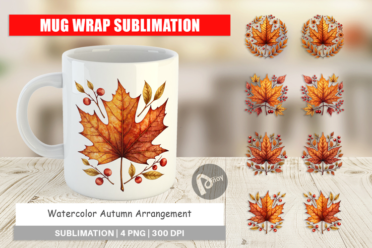Autumn Arrangement Mug Wrap