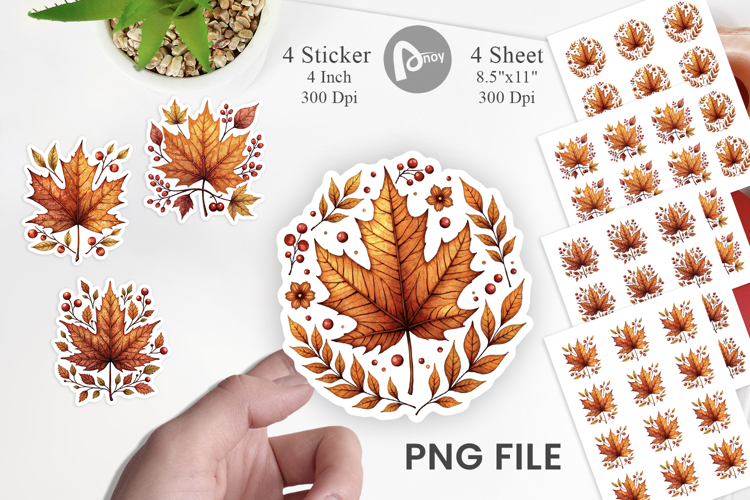 Autumn Arrangement Sticker