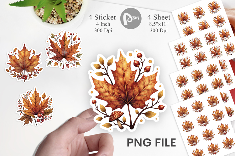 Autumn Arrangement Sticker