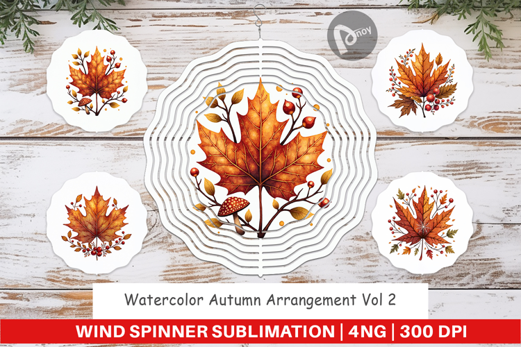 Autumn Arrangement Wind Spinner