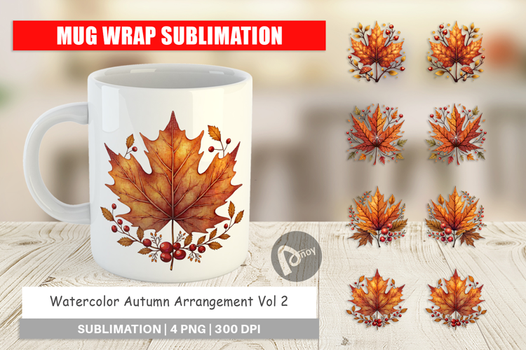 Autumn Arrangement Mug Wrap