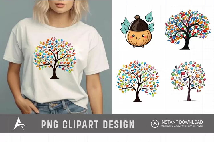 Watercolor Autumn Clipart