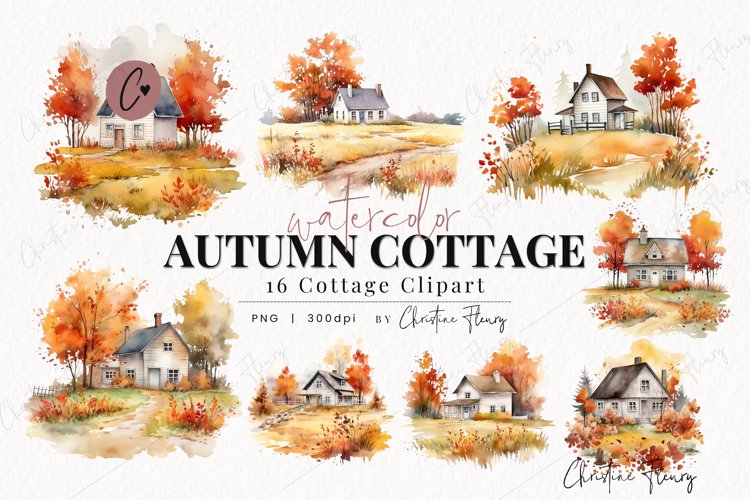 Fall Watercolor Clipart Image 20