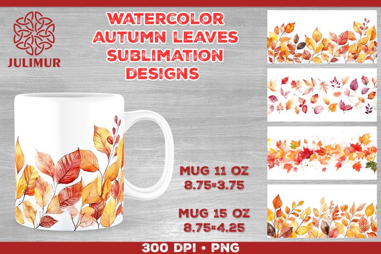 Watercolor Leaves Clipart Image 17