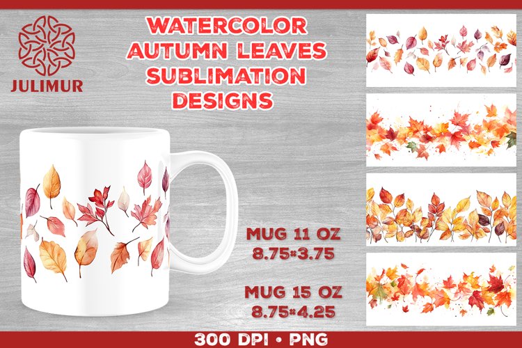 Watercolor Leaves Clipart Image 16