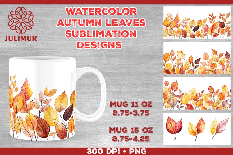 Watercolor Leaves Clipart Image 15