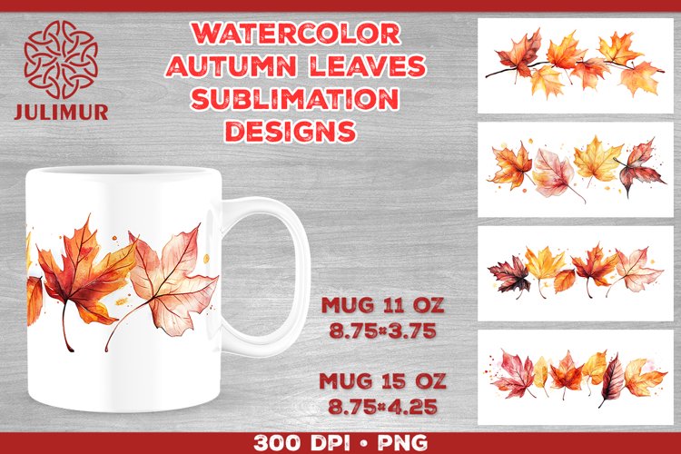 Watercolor Leaves Clipart Image 14