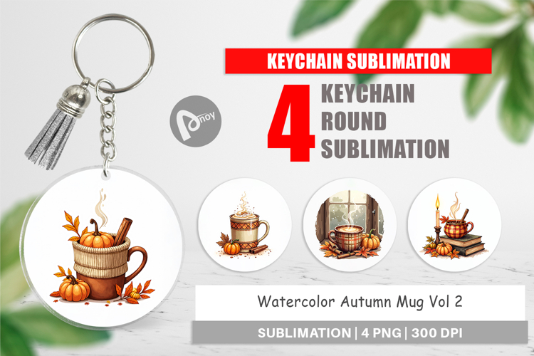 Autumn Mug Keychain