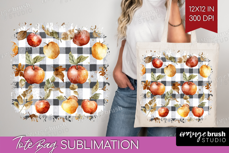 Cozy Autumn Tote Bag - Harvest Season Tote Bag PNG