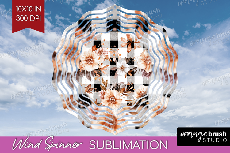 Cozy Autumn Wind Spinner Sublimation PNG - Harvest Season