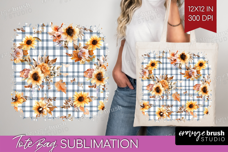 Cozy Autumn Tote Bag - Harvest Season Tote Bag PNG