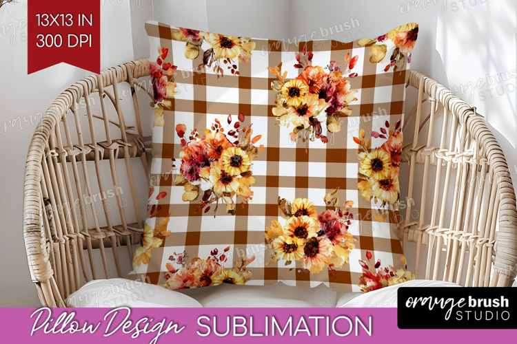 Cozy Autumn Pillow Sublimation - Harvest Season Pillow Cover