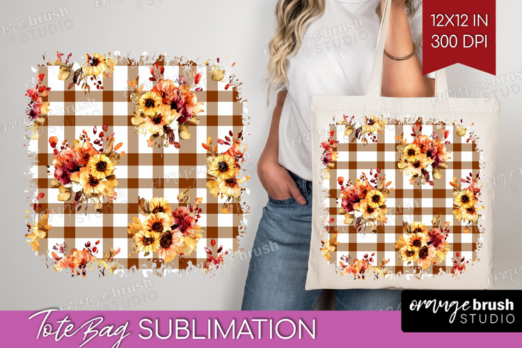 Cozy Autumn Tote Bag - Harvest Season Tote Bag PNG